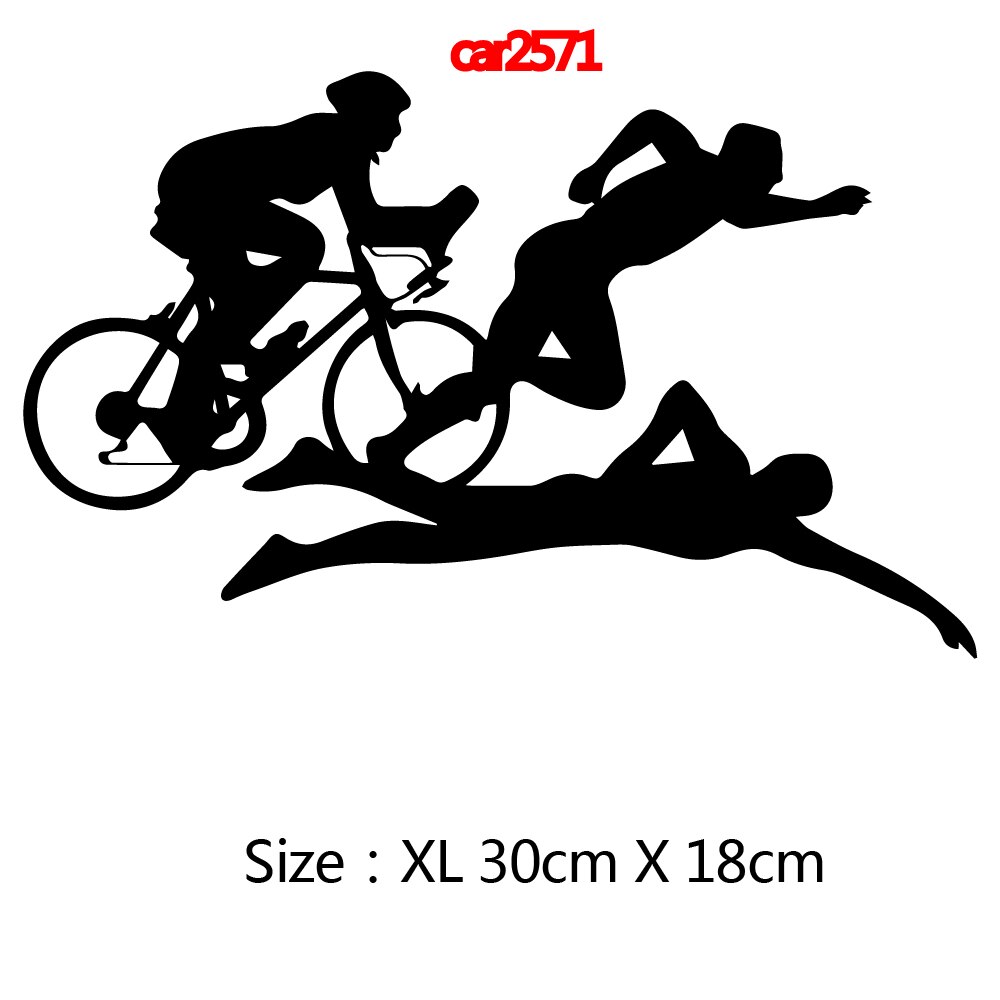 Colorful Triathlon Vinyl Decal Partial Sticker Vinyl Decal Laptop Skin Sticker For Laptop Mi Laptop Skin Notebook Sticker