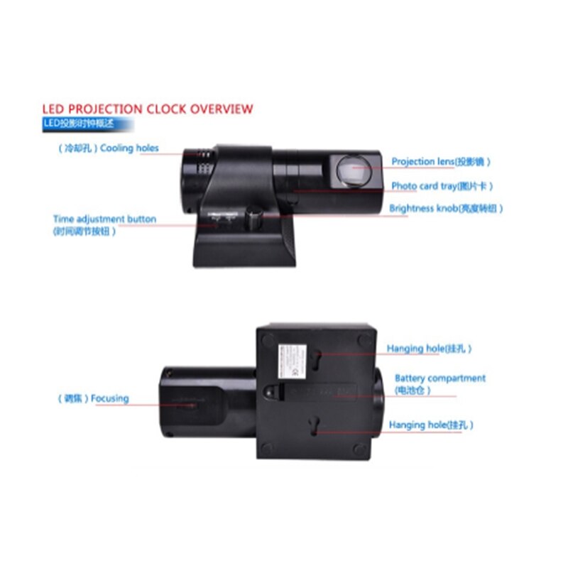 analogique LED numérique lumière bureau Projection murale Roma/arabie horloge télécommande mur LED Projection horloge décor à la maison nous