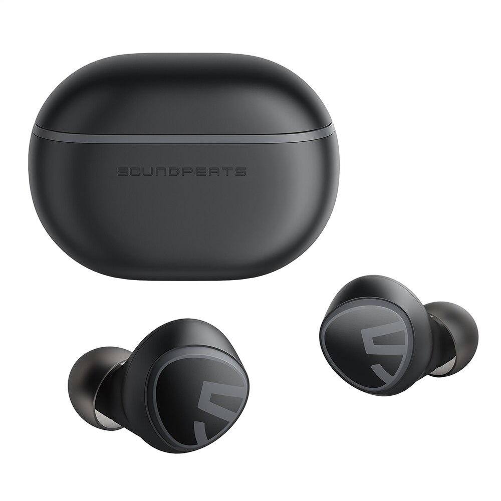 SoundPEATS Mini Wireless Earbuds Bluetooth 5.2 Headphones in-Ear Stereo Earphones with Speech AI Noise Cancellation for Calls: Black