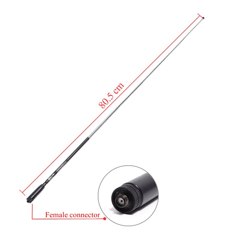 Ernte SRH789 SMA-Weibliche 95 MHz-1100 MHz Breite Band Teleskop Antenne Für UV-5R UV-82 BF-888S GT-3 Walkie Talkie SRH-789