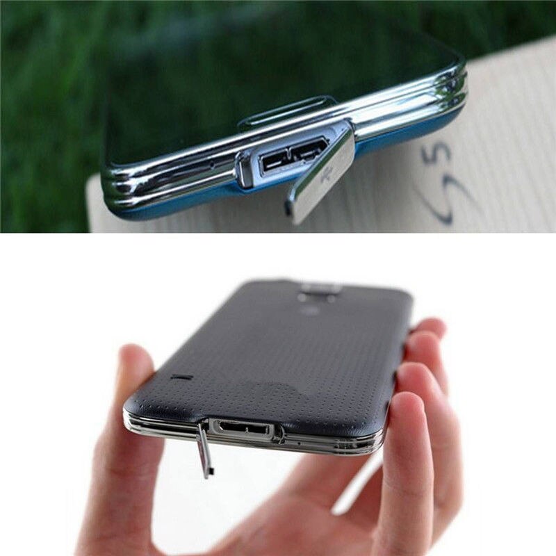 Usb Charge Port Flap Cover Voor Samsung Galaxy S5 Lading Met Schroef