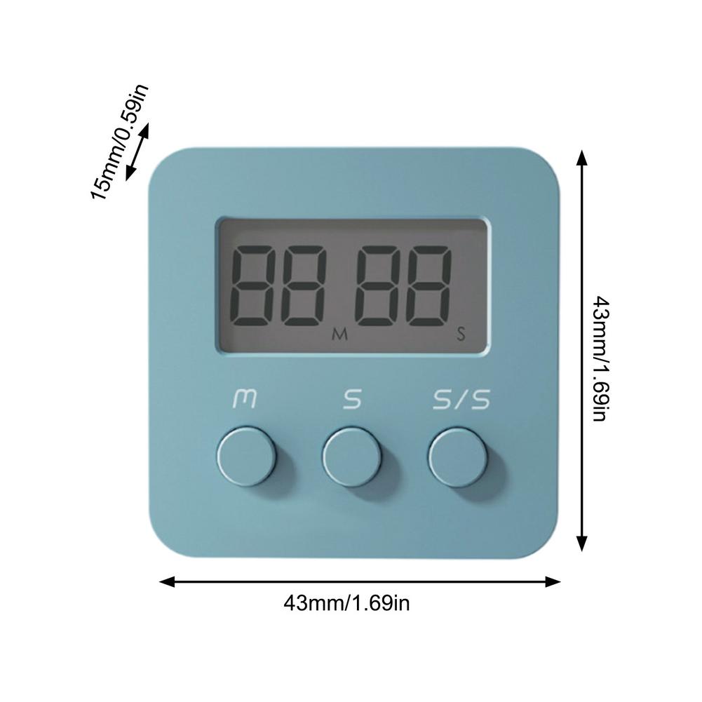 LCD Mini Kitchen Timer Cooking Alarm Clock Digital Timer Built-in Speaker Sleep Shower Study Stopwatch Count Kitchen Gadget Tool