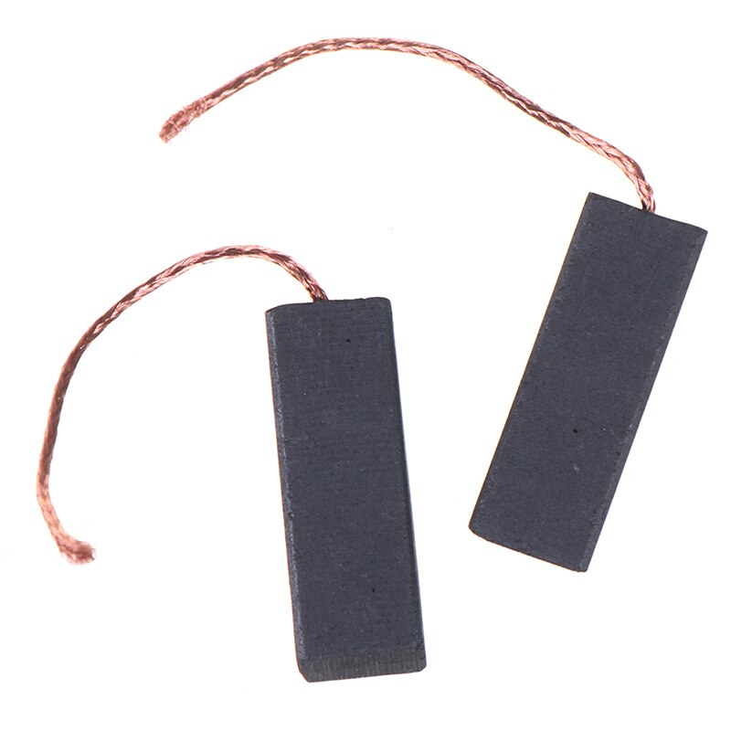 2 stk god sort kulbørste motor 5*13.5*40mm med 70mm længde ledning til vaskemaskine