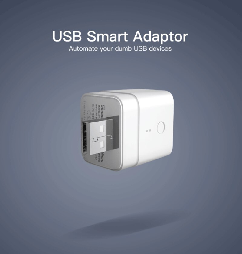 Sonoff Micro 5V Draadloze Usb Smart Adapter Flexibele En Draagbare Make Usb Apparaten Intelligente Via De Ewelink Alexa Google thuis