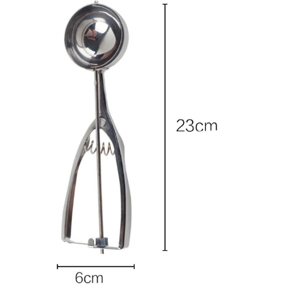 Ice Cream Spoon Stainless Steel Ice Cream Spoon Factory Direct Ice Cream Spoon Ball Scooping Watermelon Spoon