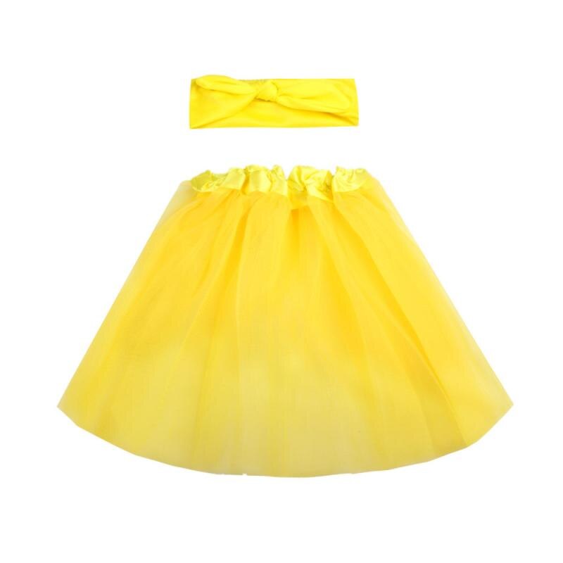 1 ensemble bébé Turban Tutu bandeau souple et élastique est un bon outil pour la photographie de bébé adapté aux enfants de 0-2 ans