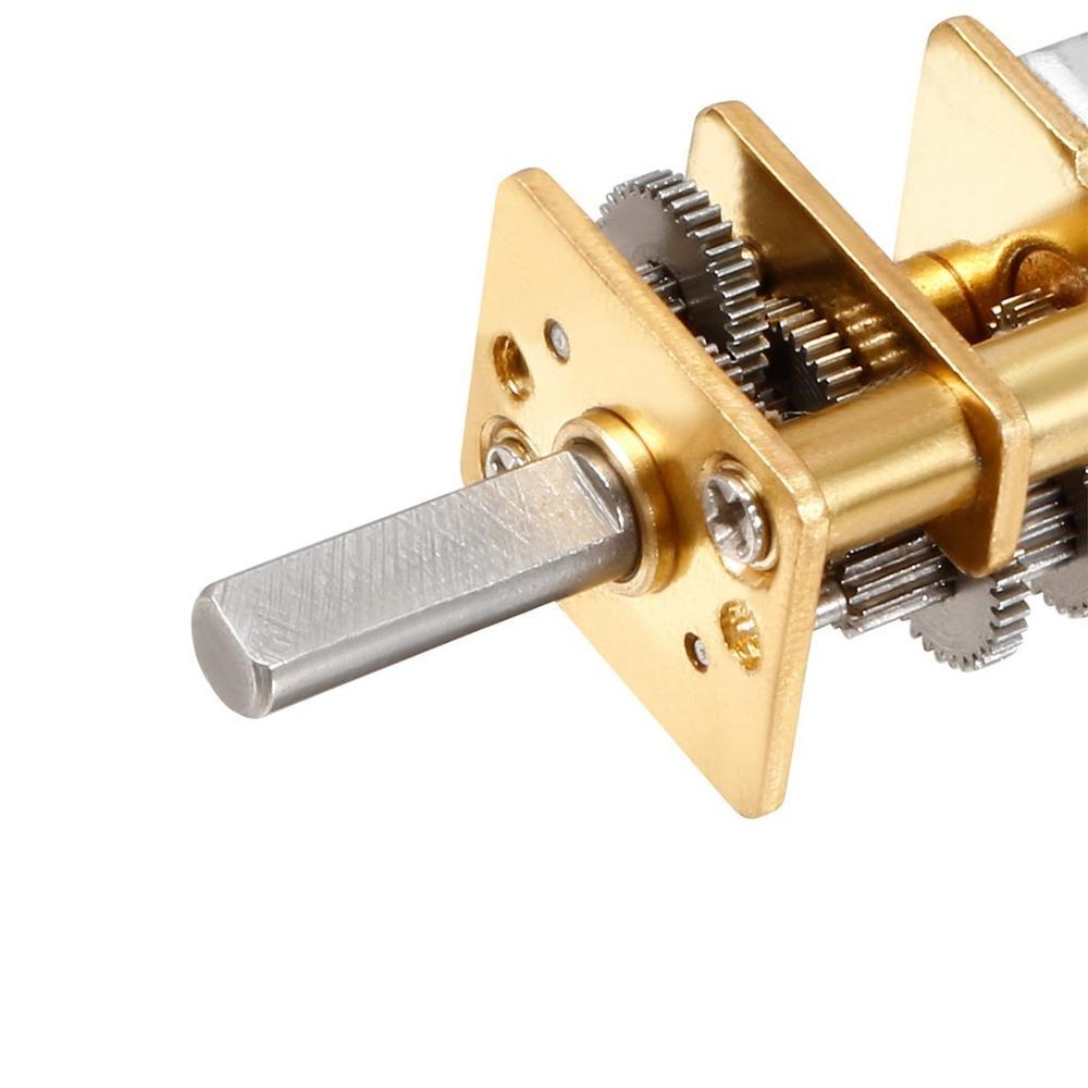 DC 3V/6V/12V N20 Mini Micro Metallgetriebemotor mit Zahnrad DC-Motoren 15/30/50/60/100/200/300/500/1000RPM