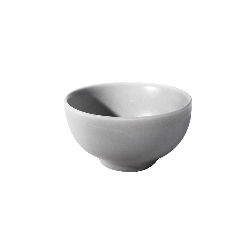 Nordic Eenvoudige Keramische Servies Ronde Grijs Marmer Servies Restaurant Fruit Salade Dessert Kommen En Borden Set Keuken Bar: 11 x 11 x 6 cm