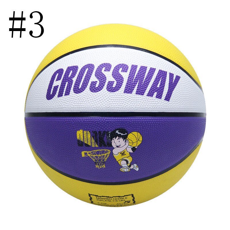 CROSSWAY Standard Palla Da Basket #2 #3 #4 #5 #6 #7 Per Adulti E Bambini Gioventù palla di Gomma di Usura Concorso di Formazione Interna Ed Esterna