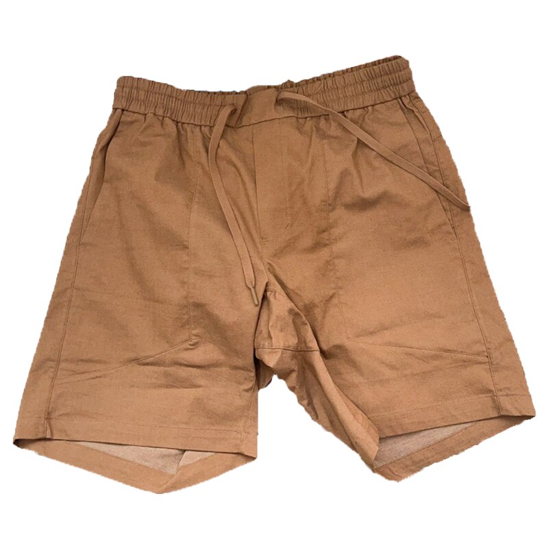 Lulu – Shorts amples pour hommes, printemps et été, sport, Fitness, loisirs, série BOWLINE, outillage à la en plein air, couleur unie: Brown / L(10)