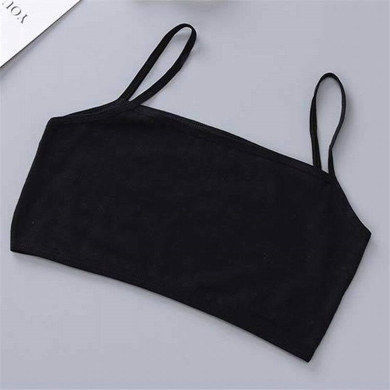 4pcs Girls Training Bras Young Girl Bra Cotton Teenage Underwear for Kids Summer Teens Puberty Clothing