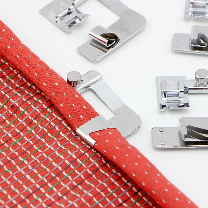 1PC Metal Presser Foot Industrial Sewing Machine Flat car Crimping Foot Single Needle Flat Sew Accessories