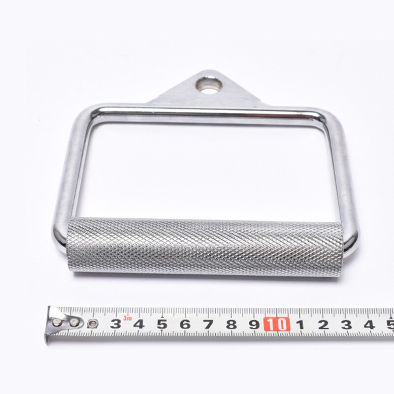 LAT Pull Down Bar Fitness Home Gym Pulley Cable Machines Attachment Pull Down D-Handle Weight Lifting Rowing Workout 10A009