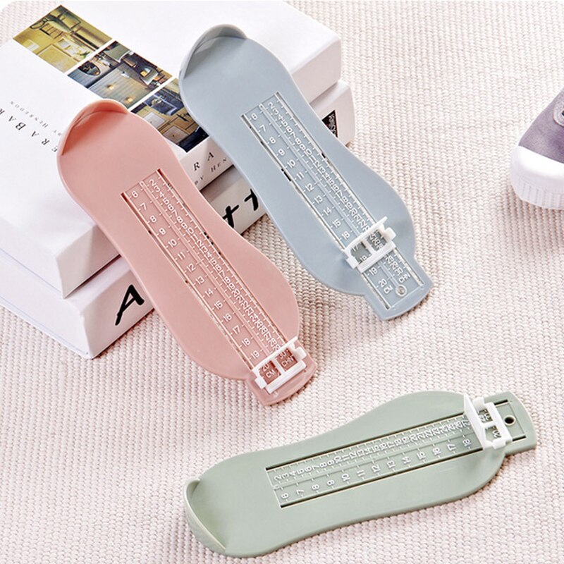 Voet Maatregel Kid Gauge Schoenen Maat Meten Ruler Kinderen Tool Baby Apparaat Beschikbaar Abs Baby Verstelbare Bereik 0-20cm Grootte