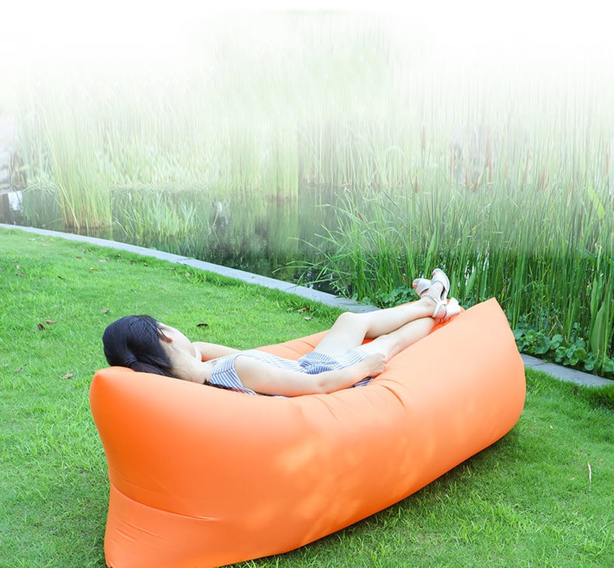 Opblaasbare Sofa Draagbare Slaapzak Lucht Slaapbank Super Licht Kussen Lifer Sofa