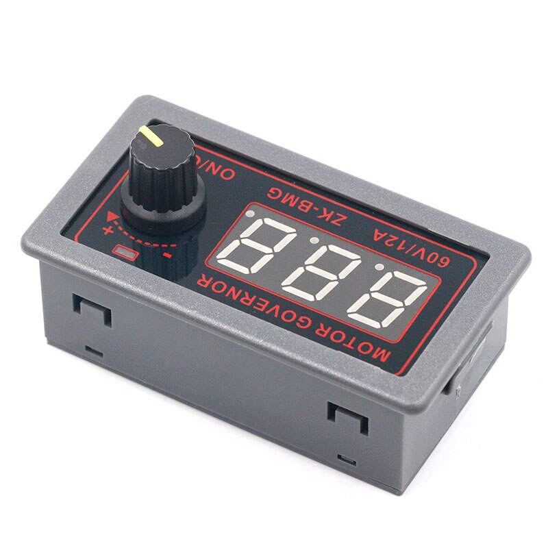 DC 9-60V 12v 24v 36V 48V 12A DC Motor Controller PWM Adjustable Speed Digital display encoder duty ratio frequency ZK-BMG