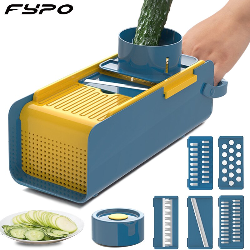 Cortador de verduras multifuncional mandolina rebanador en cubitos cocina hogar patata rebanador ensalada fabricante utensilios de cocina