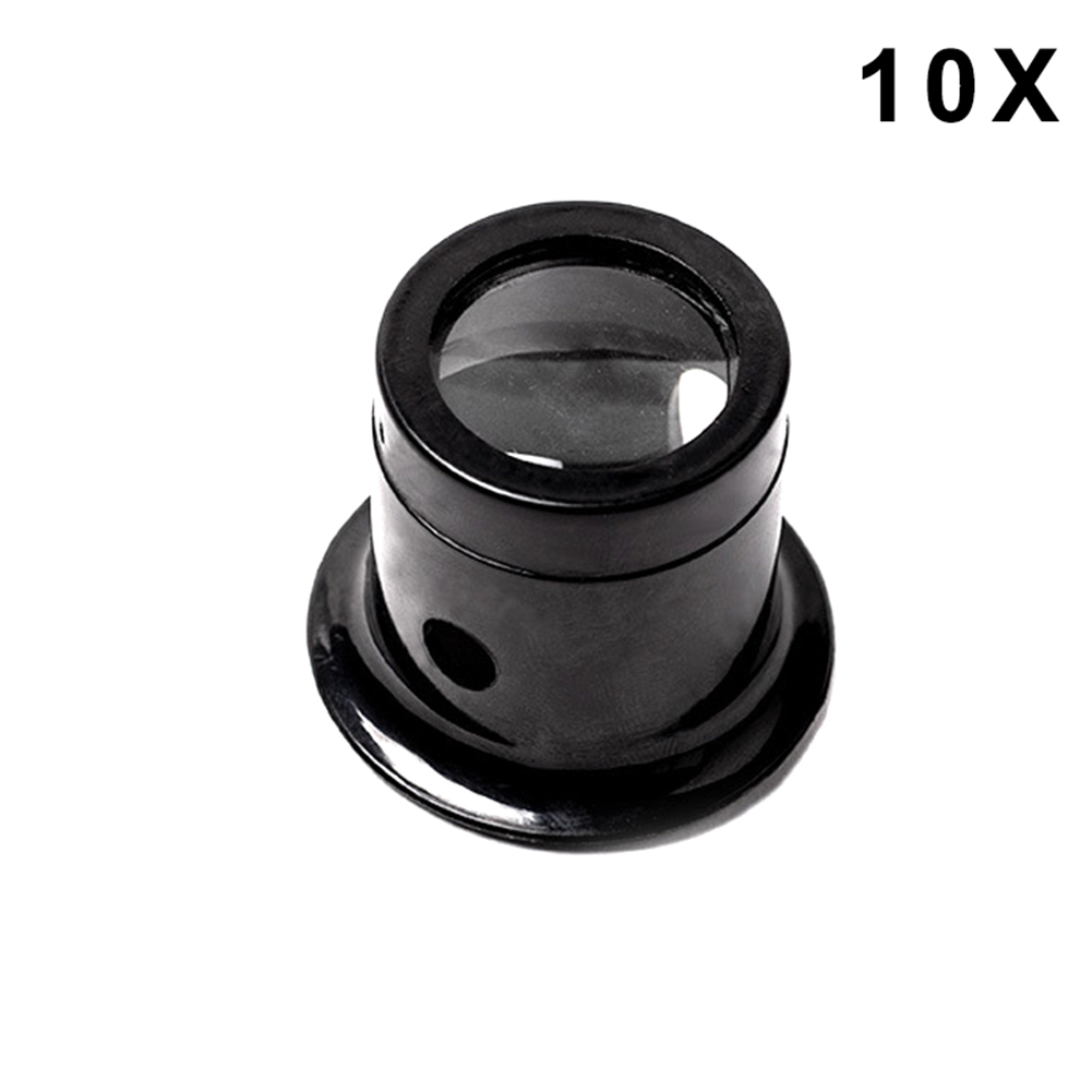 Watch Repair Magnifier Jewelery Magnifying Glasses 5X 10X 15X 20X Dual Eye Loupe Lens Microscope LXH: 10X