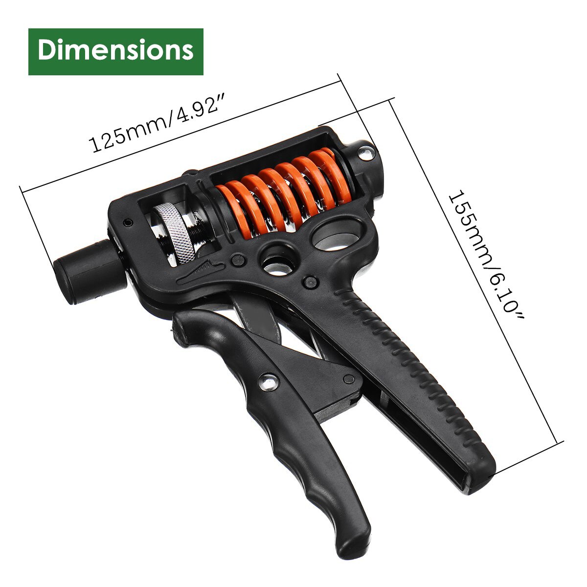 15-50kg Adjustable Hand Gripper Arm Strength Trainer Sport Fitness Muscle Exerciser Spring Finger Carpal Expander Equipment