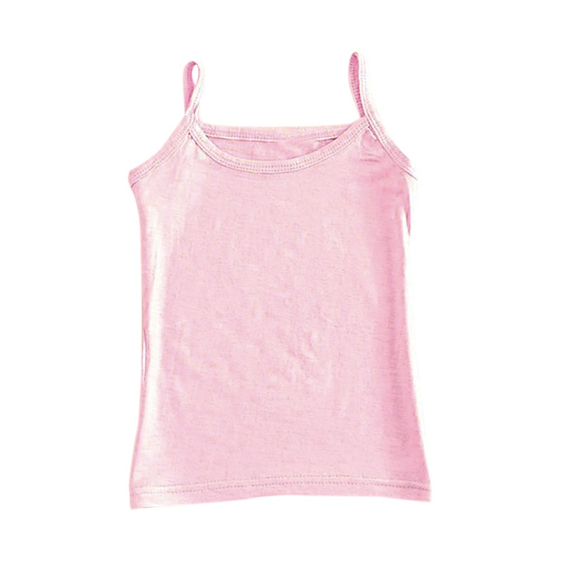 Kids Girls Summer Vest Cotton Solid Camisole Singlet Girls Undershirts Teenager Tank Children Tops Clothings