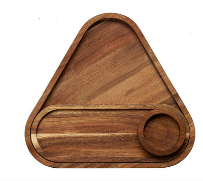 Holz Tablett Für Tee/Obst/Dish Wein Und Snack Platte Hause Kreative Geschirr Set Freundliche Dienen Ablage kreative: D