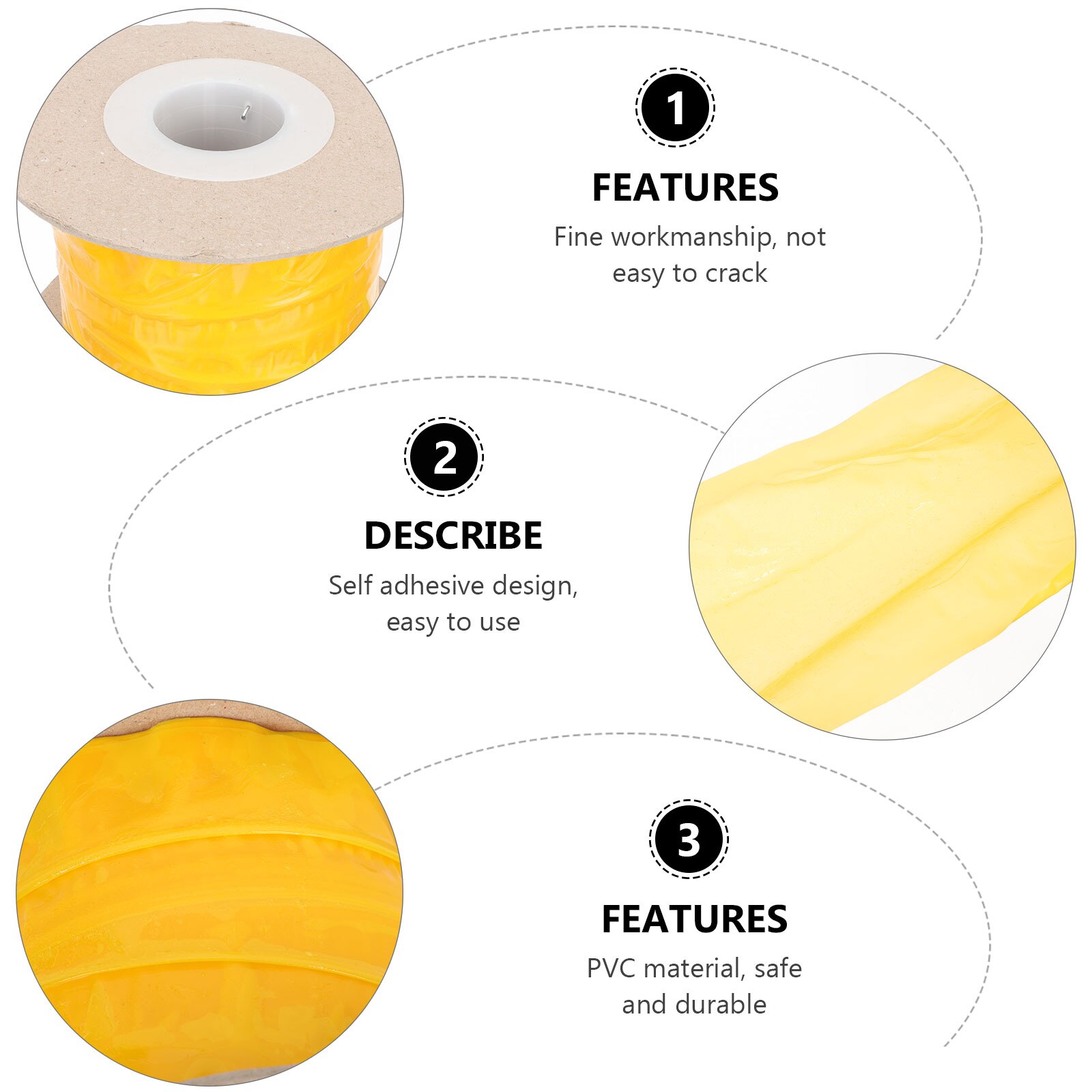 1 Roll of Sticky Fruit Fly Tape Mosquito Trapping Tape Flies Sticky Tape