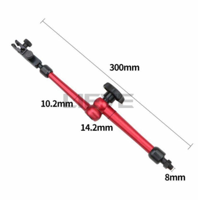 Dial Indicator +big universal Magnetic Stand Base Holder 0.8mm Dial /10MM dial Test Comparator For Equipment Calibration: Bracket 2