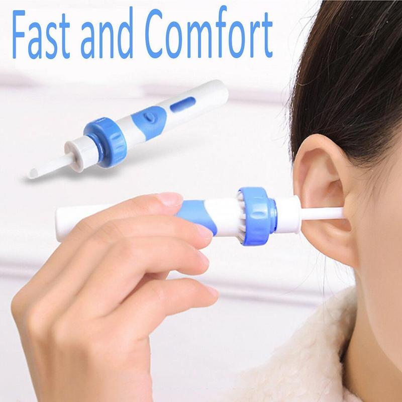 1 set elektriskt smart öronpetare öronrengörare suga ut öronvax borttagning mjuk massagerengörare förhindra rena verktyg öronvårdssats