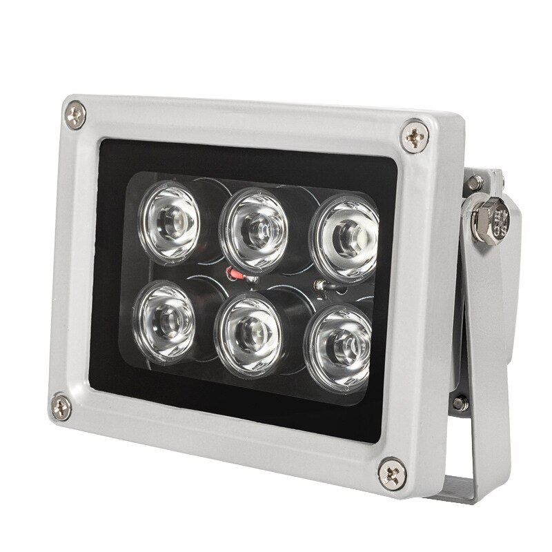 940nm onzichtbaar IR-invullicht 40 m IR-afstand 6 Leds IR-verlichting Licht IR-infraroodlicht voor CCTV-beveiligingscamera
