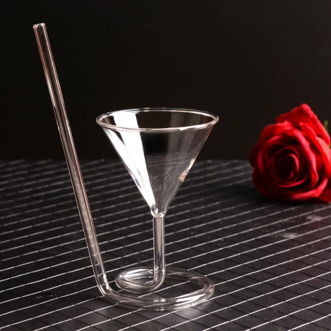 Halm spiral cocktailglas høj cocktail glas personlighed vampyr kop