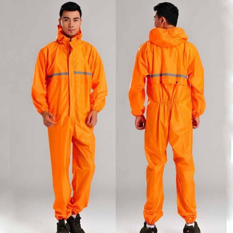 Motorcycle Rain Jacket Waterproof Raincoat Suits Men Fission Rain Suits Clothing Conjoined Raincoat Motocross Outdoor Overalls