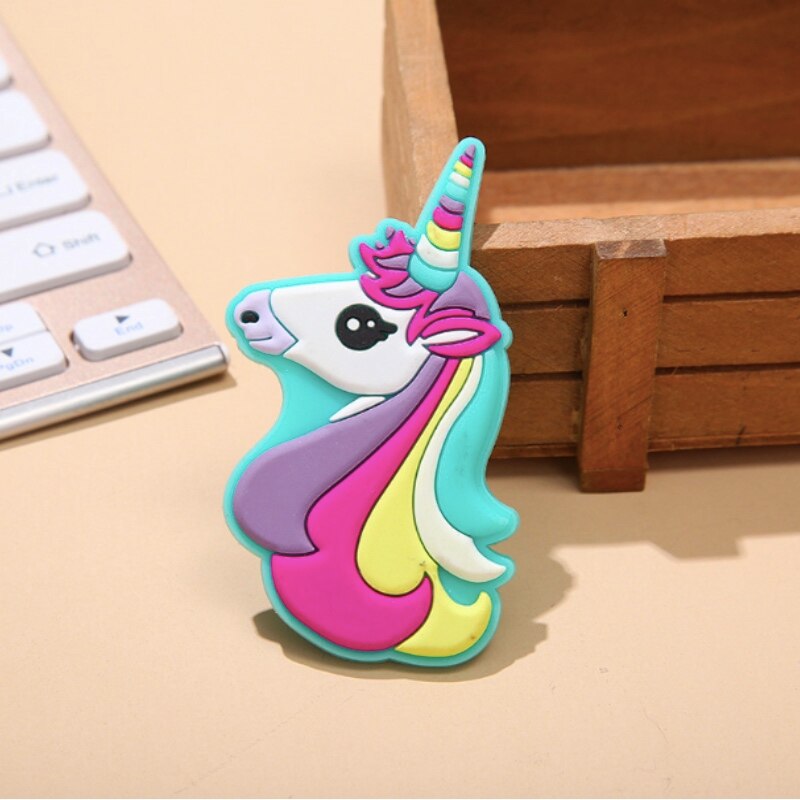 Taille-crayon licorne mignon dessin animé, 2 pièces, pour enfants, , taille-crayon manuel, papeterie fournitures scolaires