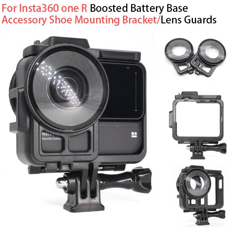 Insta360 Een R Boosted Batterij Base Lens Guard/Montagebeugel Voor Dual-Lens 360 Mod Camera Accessoires Niet originele