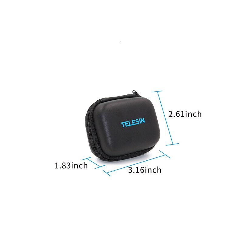 mini bag eske handling kamera etui til gopro helt 8 7 6 5 4 3 økt til xiaomi  yi 4k til sjcam eken soocoo til gå pro tilbehør