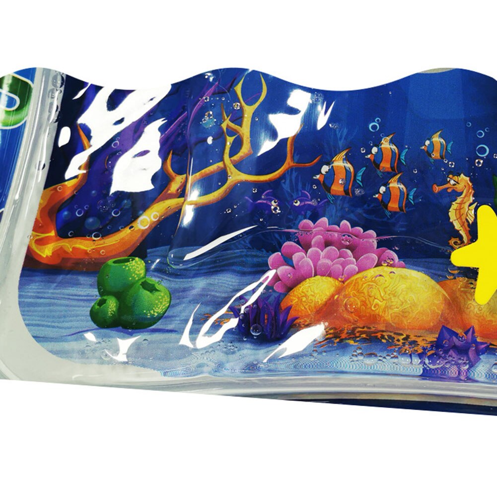 Baby Inflatable Patted Play Mat Ocean Fish Pattern Water Play Cushion Kids Summer Games Pads Beach Lawn Sprinkler Pads