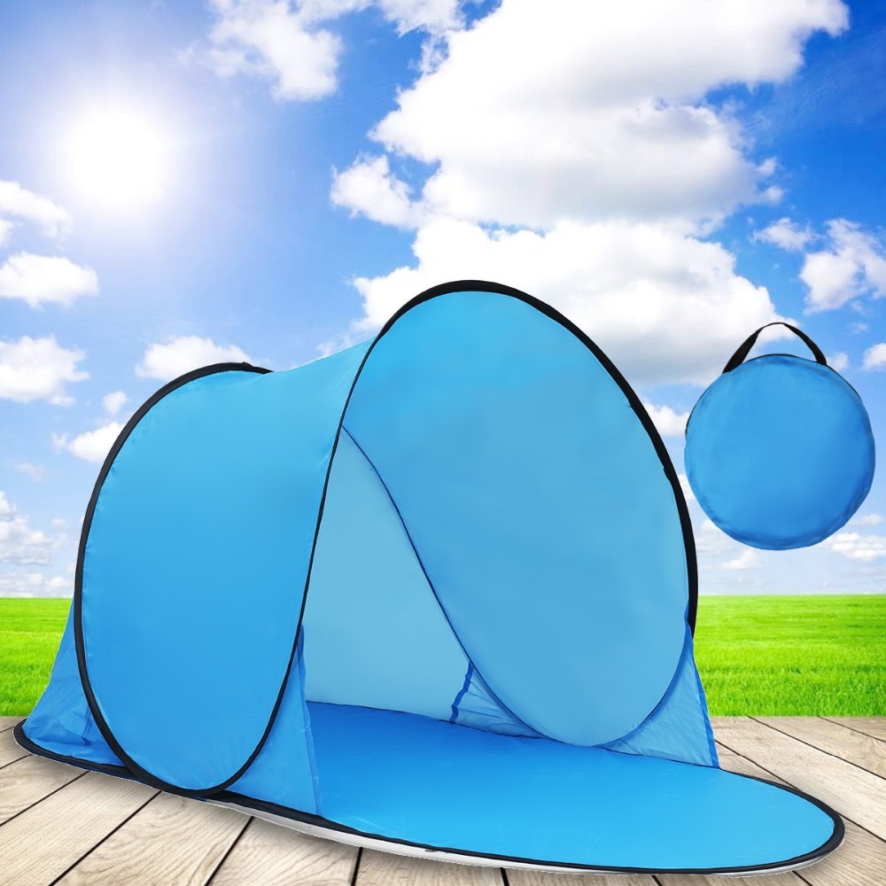 draussen Camping Automatische hoch Schnell Offenen Zelt Wasserdicht UV Strand Sonnenschirm Baldachin