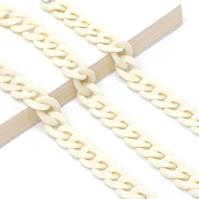 Mode Leesbril Ketting Voor Vrouwen Acryl Zonnebril Kettingen Lanyard Anti-Slip Cord Holder Neck Strap Touw: 12