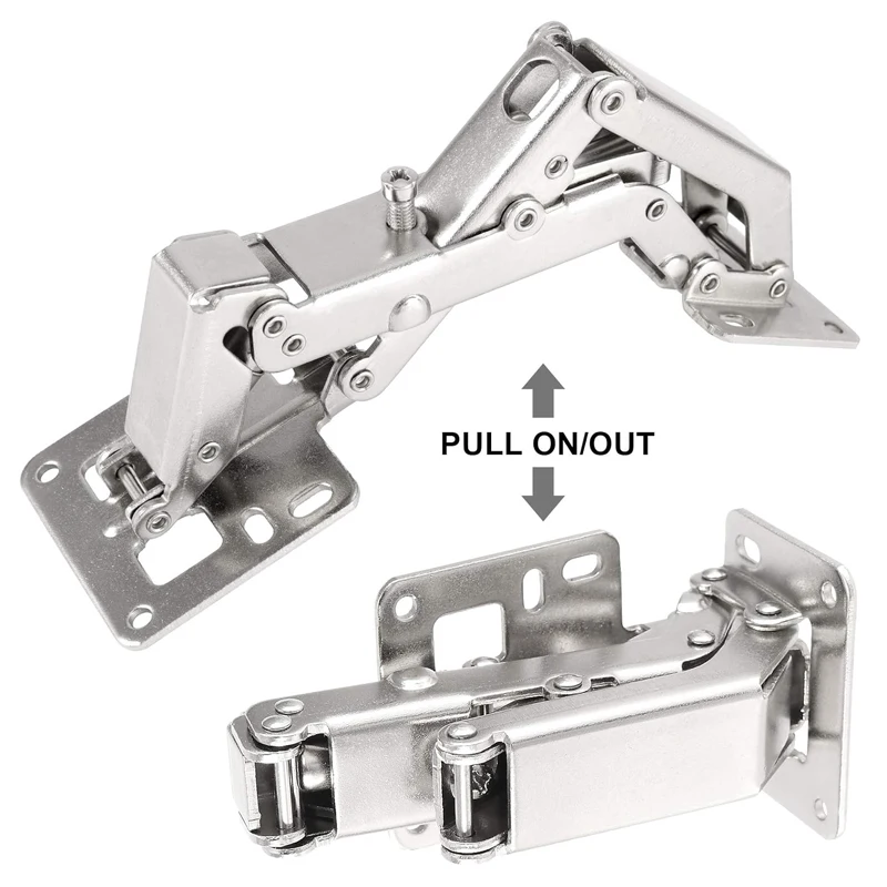 3/1PCS Adjustable Steel Cabinet Hinges 130-170 Degree Hydraulic Soft Close Hinge Kitchen Cupboard Doors Hinge Furniture Hardware