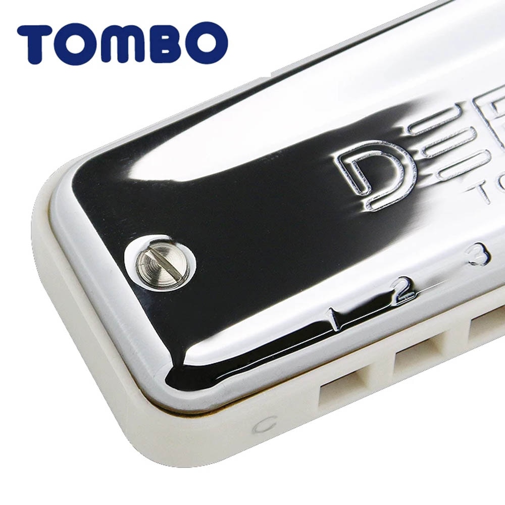 Tombo Harmonica Deep Blue Diatonic 10 Holes Blues Harp Mouth Organ ABS Key Of C Harmonica Musical Instruments Japan Tombo 6610S