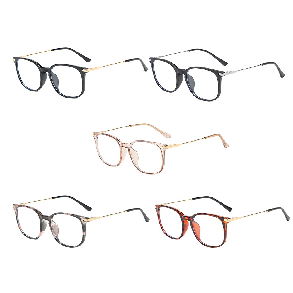 LG8815 lunettes d'ordinateur bloquantes de lumière bleue pour Anti UV et oculaire cadre rond coréen lentille claire pour femmes lunettes pour hommes