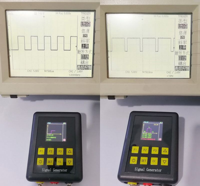 Justerbare signalgenerator kilder indbygget batteri pwm puls sinusbølgespænding analog simulator