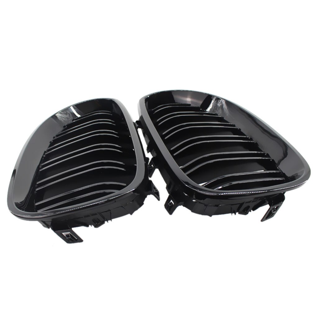 1 Paar Gloss Black Front Nier Roosters Grill Vervangen Voor Bmw E60 E61 5 Serie