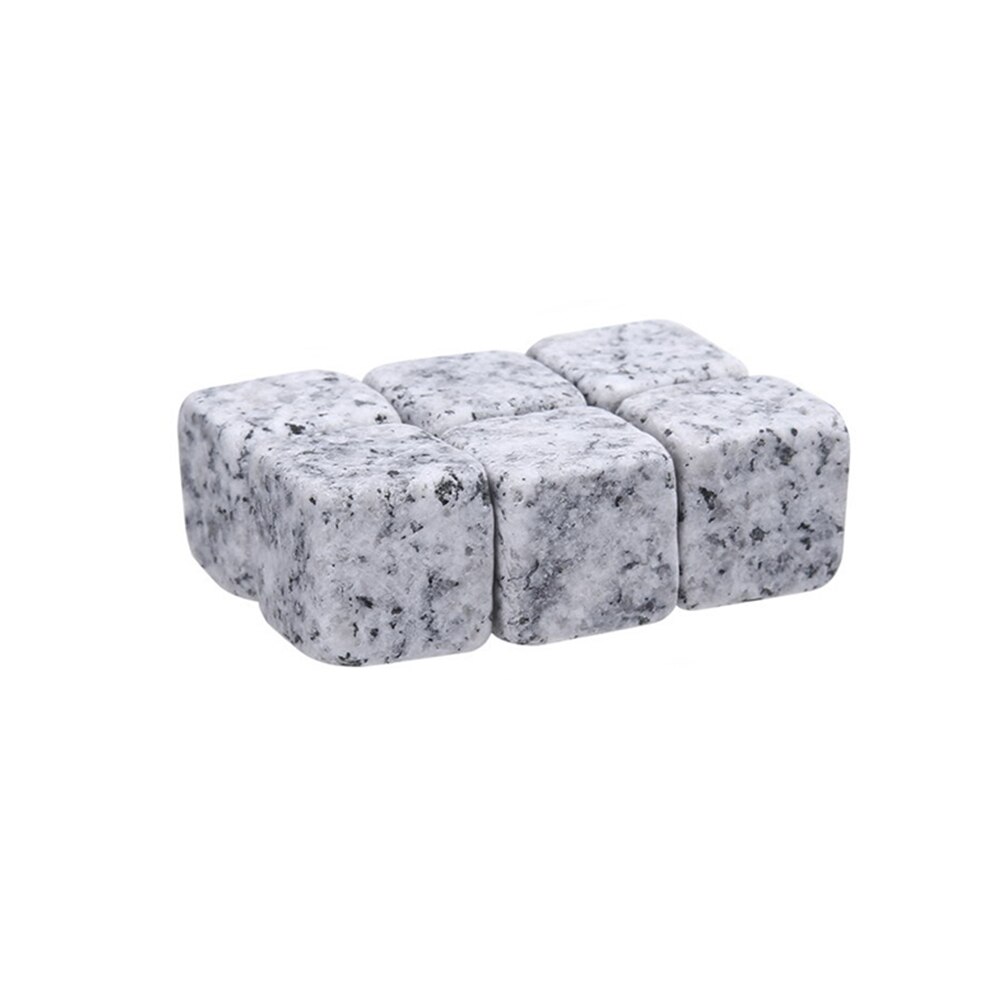 Natural Whisky Stone Frozen Stone Granite Whiskey Stones Ice Cube Wine Cooler Beer Wedding Christmas Bar Rock Supplies: XW04821