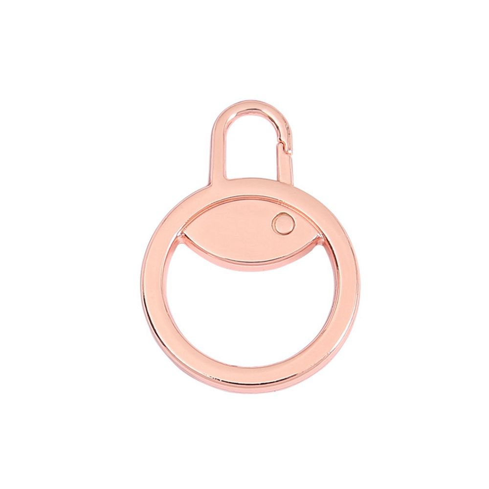 Tirette métallique amovible pour réparation de vêtements, sac à manteau, doudoune, pendentif, accessoires de voyage, 1 pièce: rose gold-1pcs