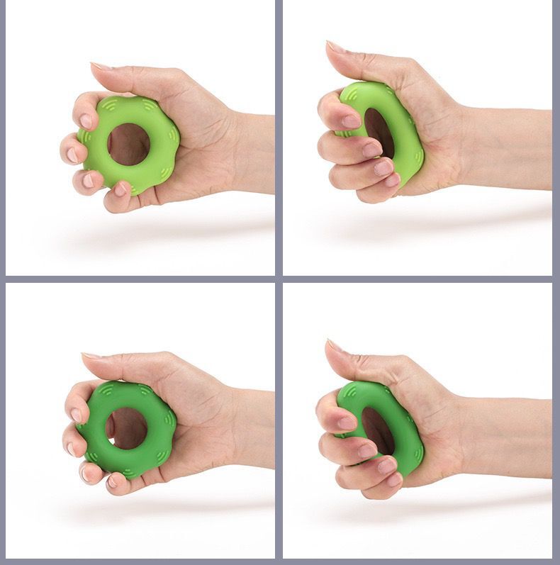 1 pcs Rubber Ring Non-Sip Sport Exerciser Spier Power Training Anti Druk Stress Reliever Stemming Squeeze Relief Gezonde speelgoed