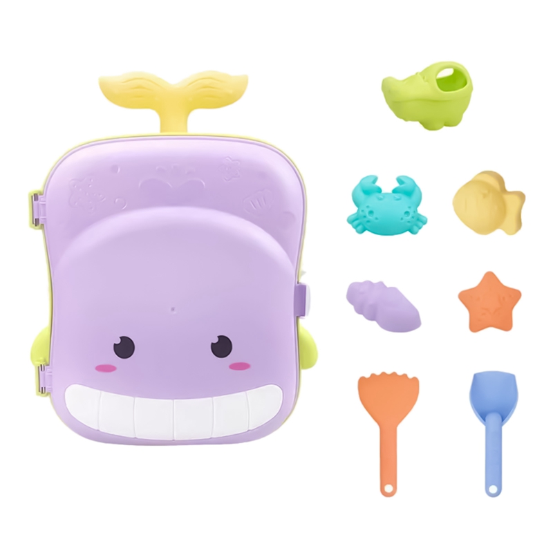 Beach Toys Backpack Baby Beach Sand Play Tools Children Sandbox Set Summer Sand Water Game Play Toys For Kids: TOY13539PP