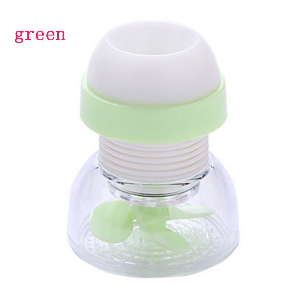 Cocina f Multi-funcional telescópico a prueba de salpicaduras grifo de ducha boquilla de ahorro de agua: green