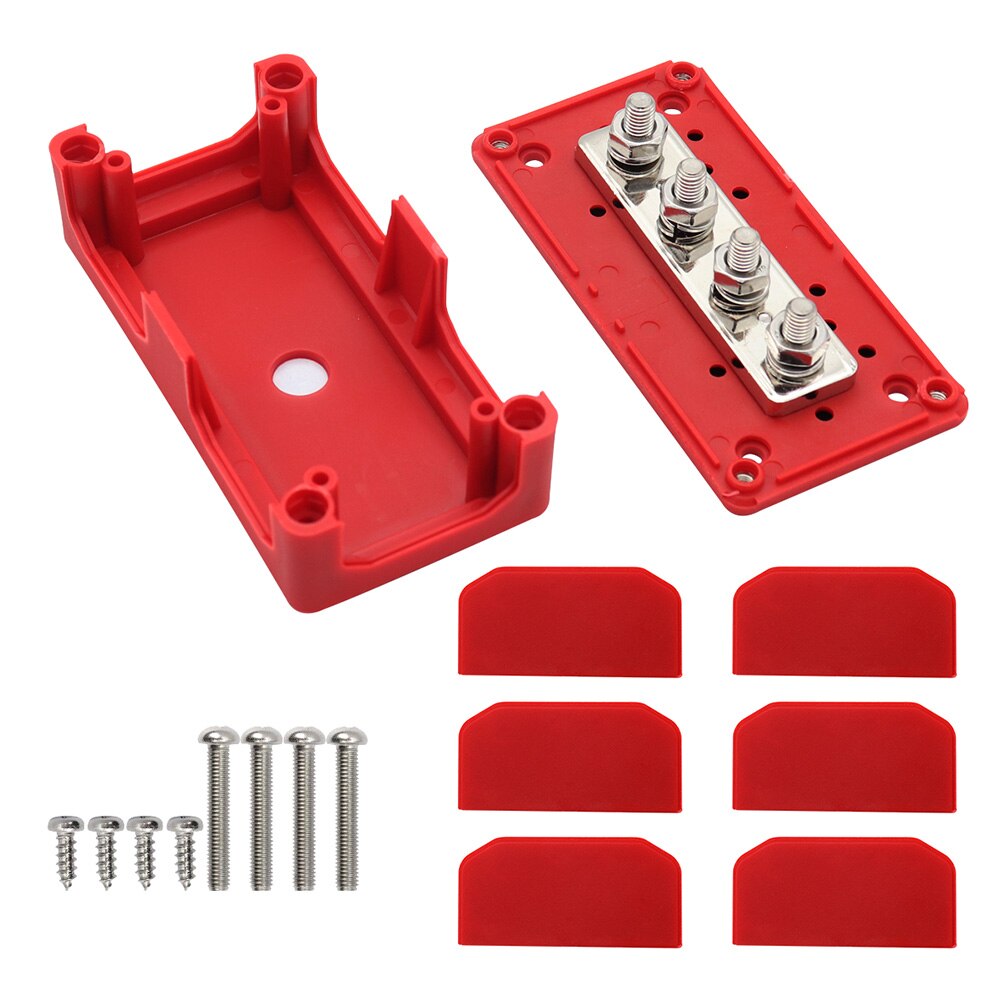 Bloques De Conexión M8 De Doble Tornillo - Para Baterías 48V, Coches, Barcos, Caravanas