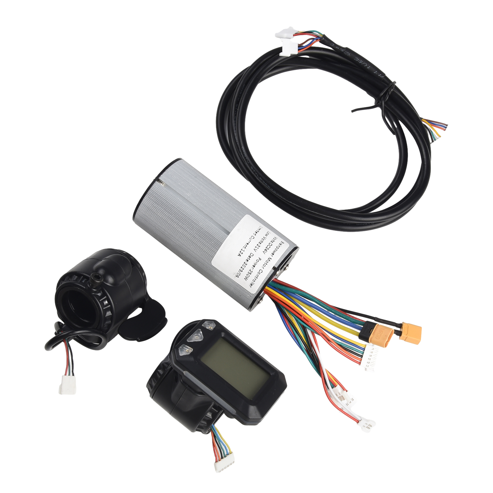 Upgraded Electric Scooter Controller Kit LCD Monitor EABS Brake 24V/36V 250W Aluminum Alloy Control System Folding Scooters Part