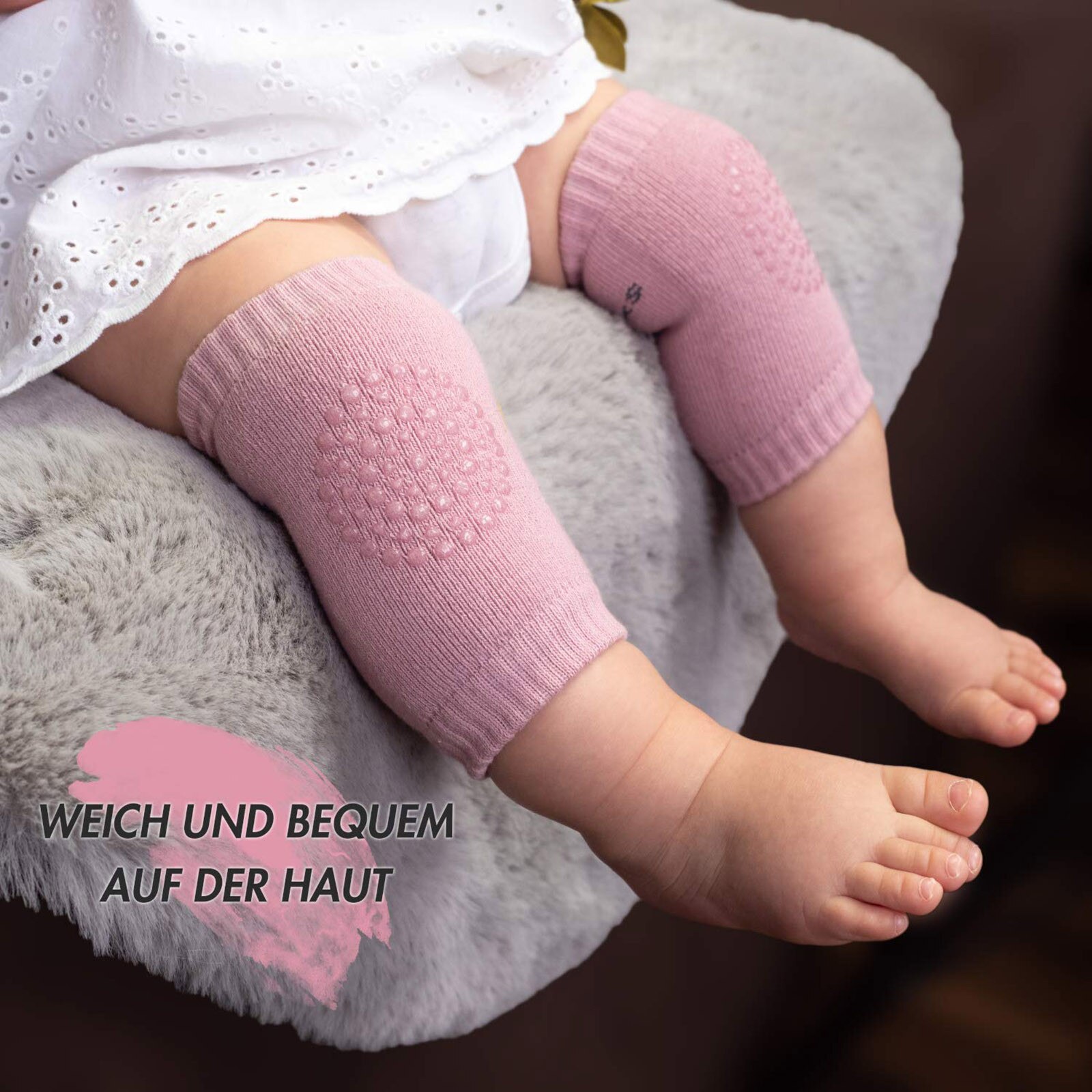 1 paire confortable bébé genouillère enfants sécurité ramper coude coussin infantile en bas âge bébé jambières genou soutien protecteur